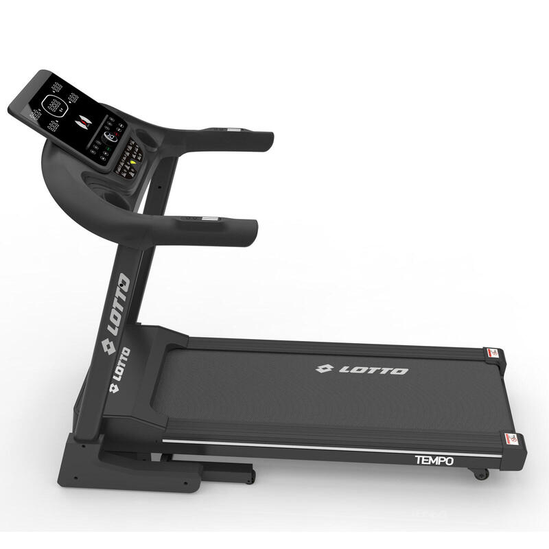 LOTTO Tempo Tapis de Course Electrique Pliable,Max 130kg, Bluetooth,1-18km/h