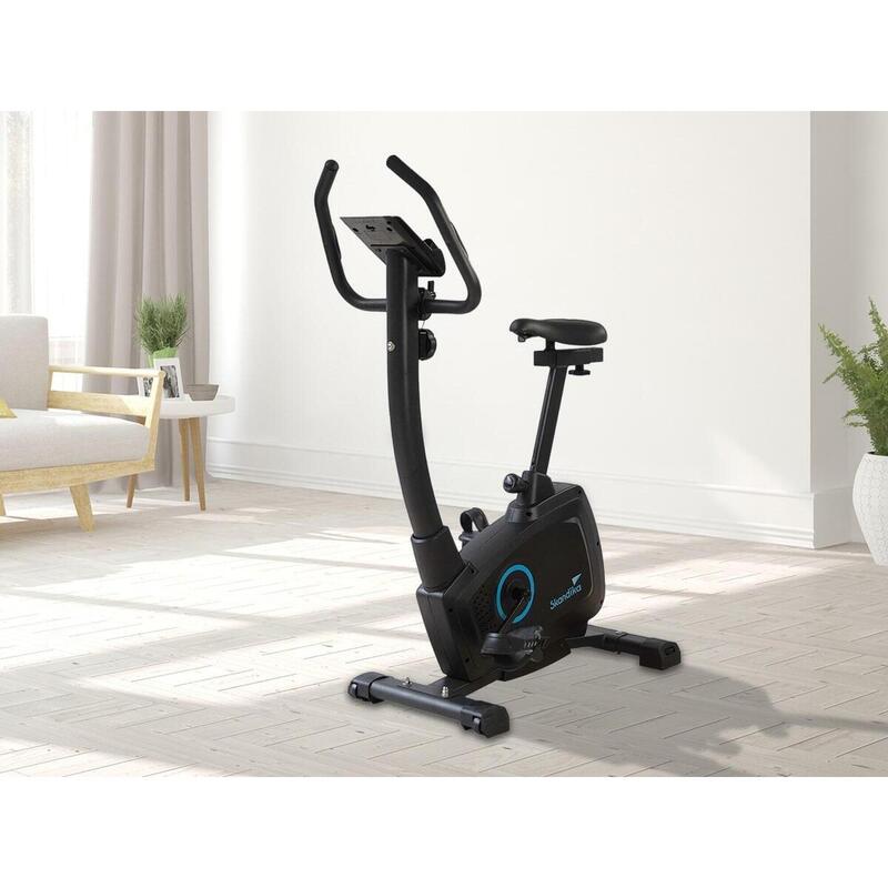 Vélo d'appartement connecté Bragi - 8 niveaux de résistance - Inertie 7 kg